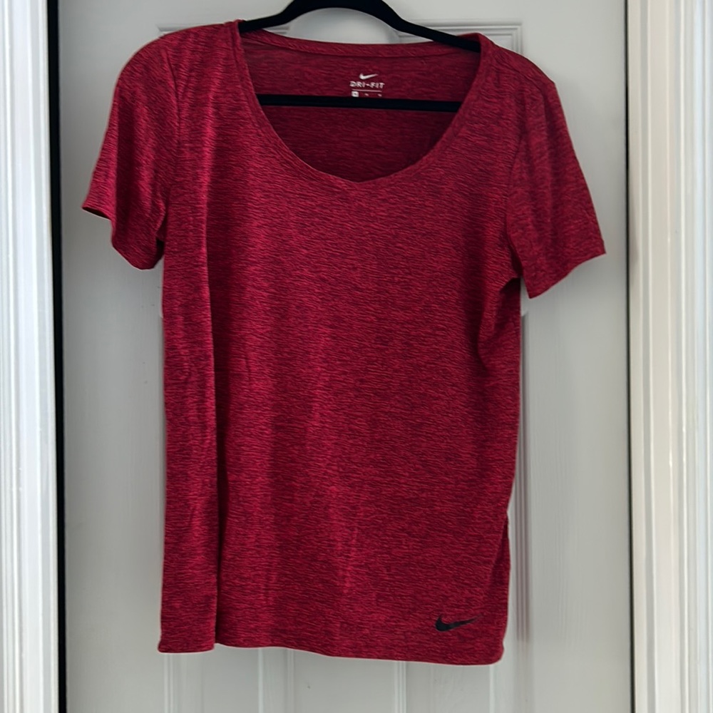 Nike dri fit red tshirt
